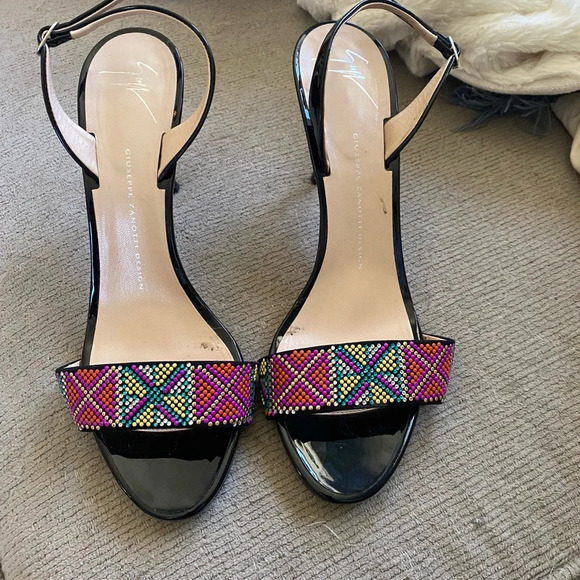 Giuseppe zanotti design|| Authentic Heels with swarovski crystals Size 10 - Picture 1 of 7